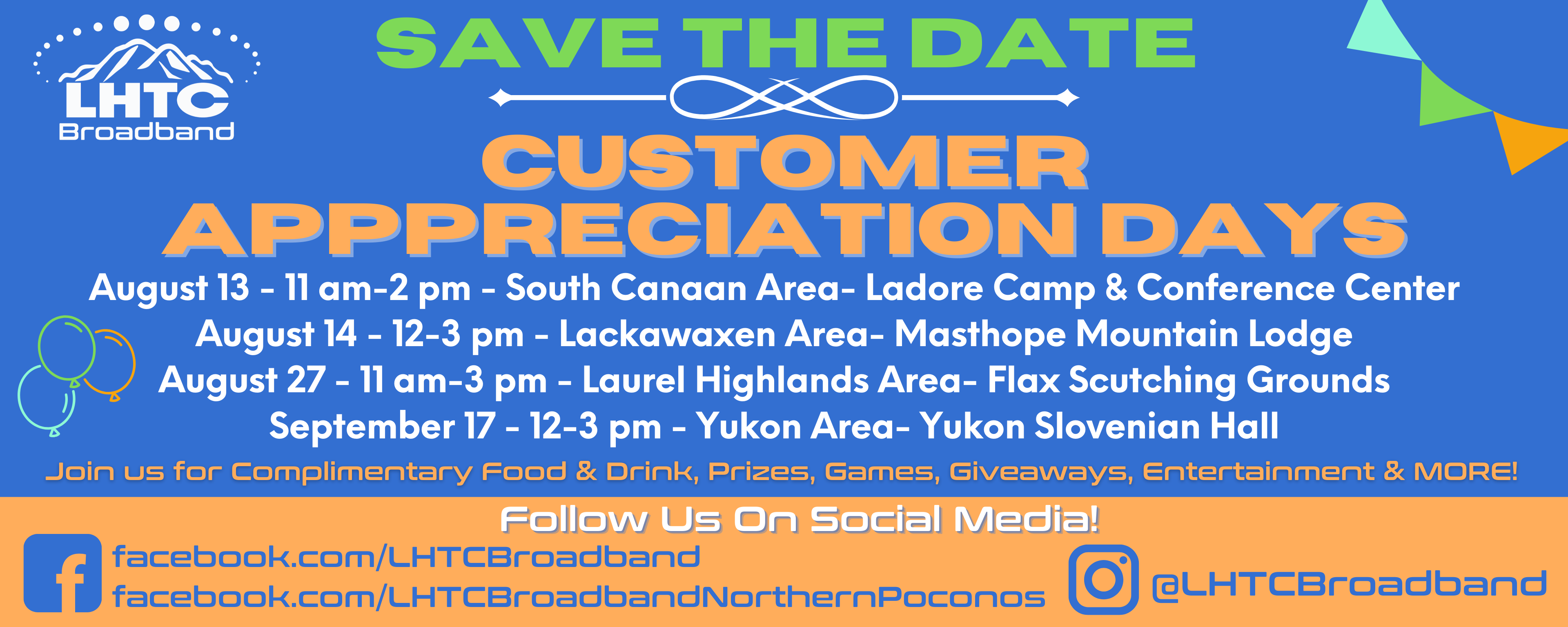 Annual Customer Appreciation Days LHTC Broadband